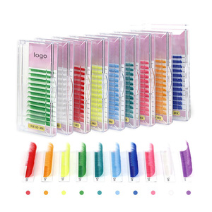 Nhãn Hiệu Riêng Lông Mi 0.05Mm 0.07Mm 0.10Mm Nối Mi Nhiều Màu Kết Hợp Màu Nối Mi - Product Image 6