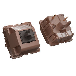 Interruttori Tattili DUROCK Mocha 2025 Full POK Switch 62g Molla Lunga <span class=keywords><strong>Chocolate</strong></span> T1 Thocky Keyswitch MX per Tastiere Meccaniche - Product Image 4