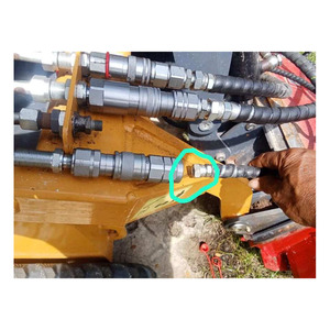 Adaptador de Manguera G3/8X19 para Acoplamiento Rápido de Acero BSP MACHO DOBLE USO PARA 60 °   Sello <span class=keywords><strong>SAET</strong></span> o Sello de Seguridad/BSP Macho con Anillo de Retención - Product Image 4