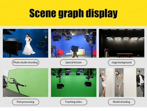 2 * '3m fotografia sfondo sfondo schermo verde Chromakey fondali in mussola per Studio fotografico 5 <span class=keywords><strong>colori</strong></span> sfondo in tessuto - Product Image 3