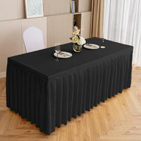 Nappes de table hautes de conférence blanches, nappes de fête de luxe pour couvrir les tables lors d'événements, logo personnalisé, mariage, Europe