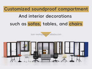 Cabina <span class=keywords><strong>de</strong></span> trabajo insonorizada, cabina <span class=keywords><strong>de</strong></span> teléfono <span class=keywords><strong>de</strong></span> oficina, fabricantes - Product Image 2