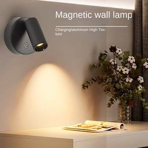 Applique murale moderne sans fil Magnetic Touch Lamp B22 USB Rechargeable Dimmable Indoor LED Lighting Downlight Bedroom Night 10-Year - Product Image 2