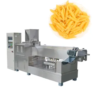 Industriële Macaroni Pasta Maken Machine Italië Snack Voedsel Extruder Machine