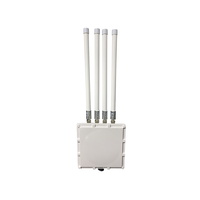 Punto de Acceso Inalámbrico para Exteriores de Doble Frecuencia 2.4G 5.8G, 1800Mbps, Cobertura Wi-Fi Omnidireccional, Router con Antena Externa
