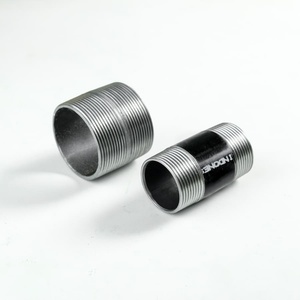 Niple de Acero Soldado Galvanizado de Calidad de Exportación, Certificado ASTM A53 EN10255 ASME B1.20.1 ISO 9001 para Sistemas de Tuberías - Product Image 4