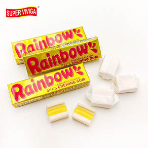 Жевательная резинка халяль оптом от производителя, фруктовый вкус радуги, жевательная резинка-пузырь, оптовая цена - Product Image 1