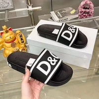 Chaussons de sport tendance de luxe, de haute qualité, grande taille, plats, en EVA, imprimés, légers, pour hommes, pour l'été et la plage