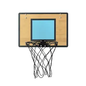 Fabrika yüksek kalite toptan kapalı Mini taşınabilir basketbol Backboard Hoop kapalı/açık destek basketbol Backboard ile N