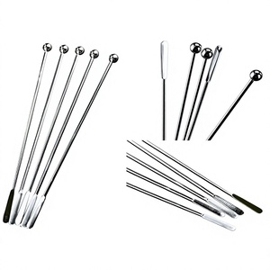 High Quality Eco-Friendly Durable Stainless Steel Reusable Coffee & <b>Cocktail</b> Stir <b>Sticks</b> Swizzle <b>Stick</b> for Beverages - Product Image 1