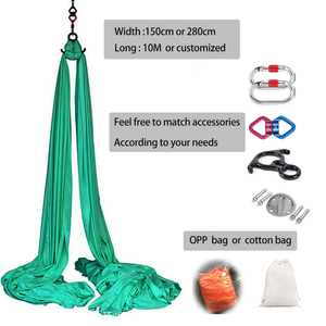 Kit de <span class=keywords><strong>hamac</strong></span> de <span class=keywords><strong>yoga</strong></span> Long Air <span class=keywords><strong>pour</strong></span> balançoire sensorielle <span class=keywords><strong>pour</strong></span> la pratique du <span class=keywords><strong>yoga</strong></span> <span class=keywords><strong>aérien</strong></span> et de la danse à la mouche - Product Image 1