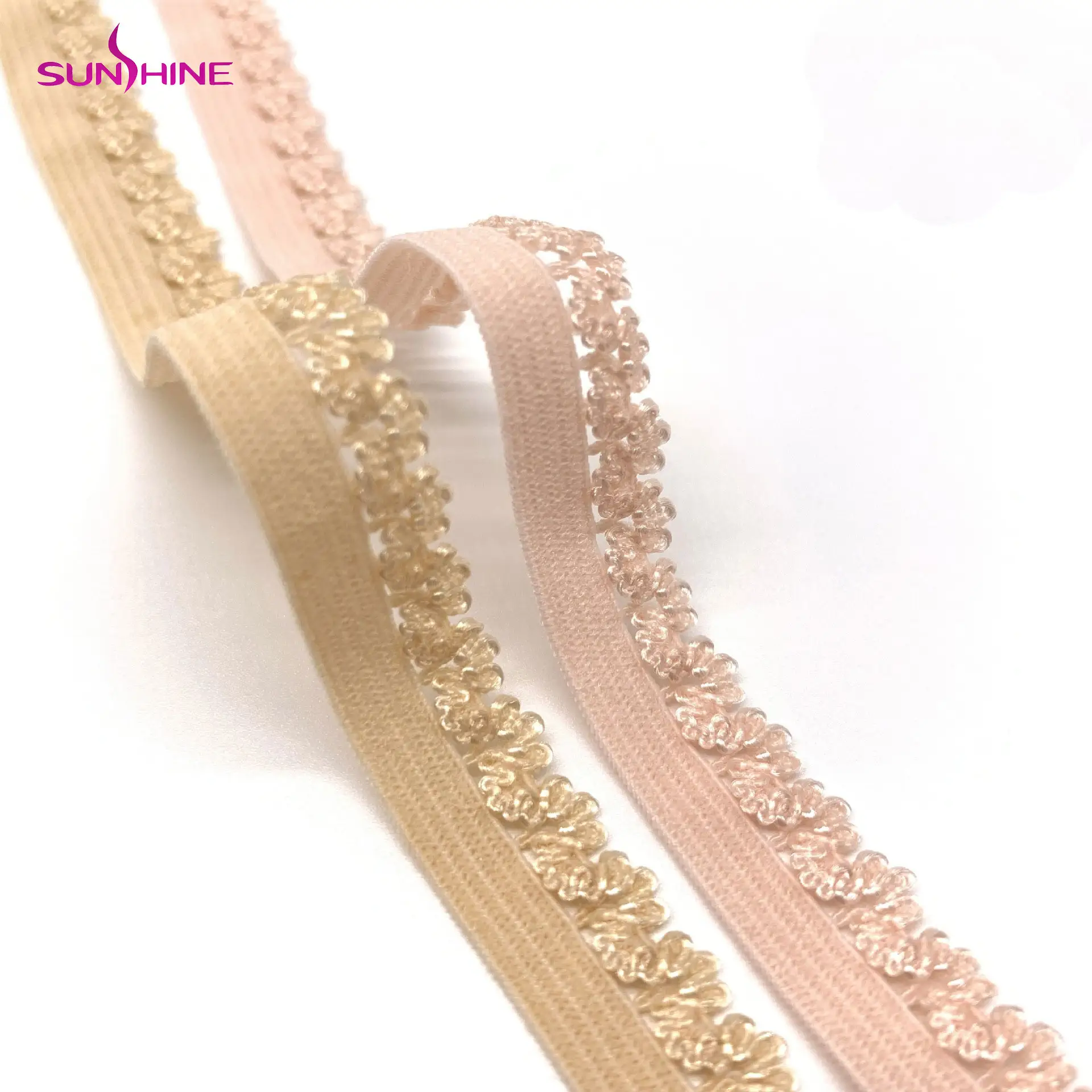 13mm couronne bande élastique garniture multitours bandes élastiques couture Spandex dentelle garniture taille accessoire de vêtement