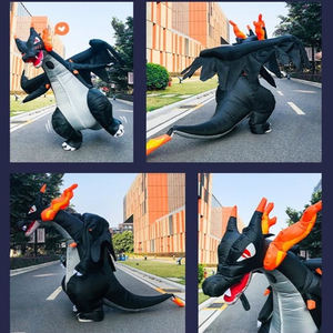 Fête Cosplay Gonflable T-rex Mascotte Dino <span class=keywords><strong>Trex</strong></span> Blow up Costume Dinosaure Costume En Gros Personnalisé Halloween - Product Image 3