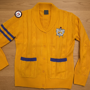 Sigma Gamma Rho Soror Broderie Femmes Cardigans Acrylique | SGRho Sorority Brodé Dames Style Personnalisé Cardigan Pull - Product Image 2