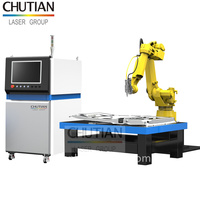 Machine de soudage laser robotique pour tuyau en T en acier