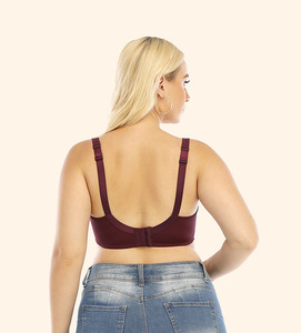 Brasier Liso Con Detalle Logotipo En Las Copas Brasier Talla Extra <span class=keywords><strong>Push</strong></span> <span class=keywords><strong>Up</strong></span> Con Encaje bra - Product Image 2