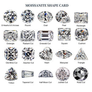 Moissanite Solto em Forma Quadrada, Corte Princesa, 1.5x1.5mm 2*2mm, Cor VVS Super Branca D EF GH IJ - Product Image 3