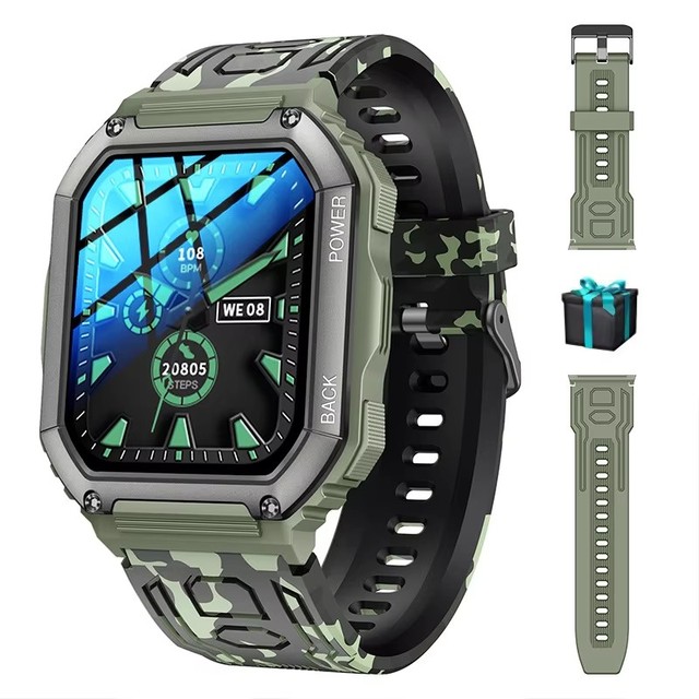 Lige BW0417 KR06 GPS Smart Watches Sport Track Fitness Music Play Wireless Call Men IP67 Waterproof Smartwatch for IOS Android