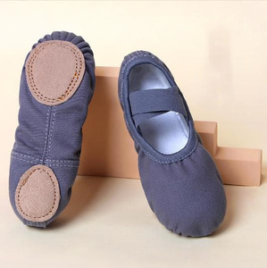 High Quality Wholesale Canvas Hot Sale Girls Ballet Slippers Dance Children Shoes