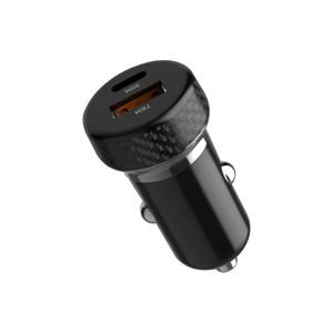Caricabatterie da auto in metallo USB C 60W A+C+C a forma di O con 3 porte, caricabatterie da auto super veloce a 3 porte, adattatore per accessori telefonici - Product Image 4