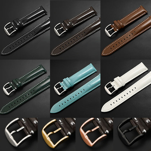 Cinturino per Orologio in Vera Pelle Liscia Imbottita con Sgancio Rapido per <span class=keywords><strong>Huawei</strong></span> - Product Image 2