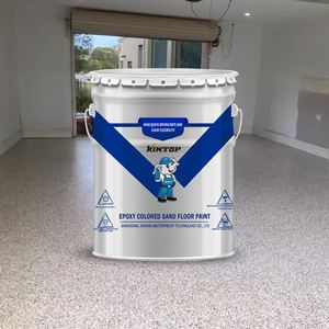 High Gloss Marble Effect Self-Leveling Epoxy Floor Coating Interior Exterior Marble <b>Paint</b> with Colored Sand Liquid Appearance - Product Image 6