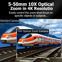 OEM ELP 4K Webcam CS 5-50mm 10X optik USB yakınlaştırma kamerası 4K 30FPS yüksek hızlı ücretsiz sürücü Webcam PC Laptop için