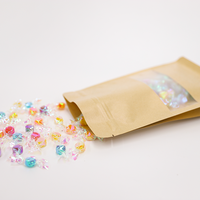 Emballage thermique personnalisé en PE refermable stockage de riz logo personnalisé sac debout en papier kraft alimentaire Doypack