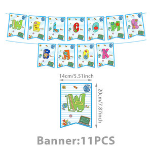 Artículos para Fiestas <span class=keywords><strong>de</strong></span> Regreso a Clases, Decoración para Fiestas <span class=keywords><strong>de</strong></span> Graduación, Adornos <span class=keywords><strong>de</strong></span> Papel con Forma <span class=keywords><strong>de</strong></span> Manzana para Pasteles y Cupcakes, Pancarta para el Primer Día <span class=keywords><strong>de</strong></span> Clases, Regalos - Product Image 5