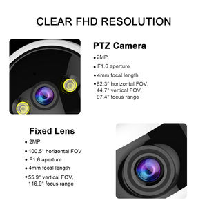 Wifi không dây ống kính kép 2MP IP tầm nhìn ban đêm trong nhà <span class=keywords><strong>CCTV</strong></span> Home an ninh màn hình bé PTZ Bộ nhớ lưu trữ thẻ - Product Image 6