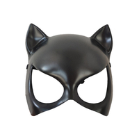 Masques en plastique en gros pour chats et renards, demi-visage, pour Halloween, Noël, Pâques, les fêtes de remise de diplômes - Réutilisables et écologiques