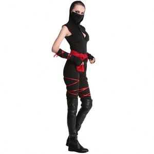 Mujeres adultas <span class=keywords><strong>Anime</strong></span> enmascarado <span class=keywords><strong>Ninja</strong></span> Warrior disfraces Halloween mascarada disfraz Cosplay - Product Image 5