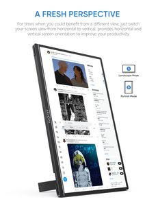 Arzopa Z1RC Mini IPS Bảng Điều Chỉnh 2560*1600 Mở Rộng Mỏng Máy Tính Xách Tay Máy Tính 16.0 Inch 16:10 Màn Hình Hiển Thị 2K Xách Tay Màn Hình - Product Image 4