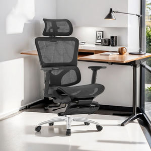 Silla de ordenador giratoria de malla barata moderna, silla de oficina ergonómica de lujo con respaldo alto de trabajo ajustable con soporte lumbar - Product Image 2