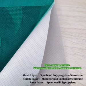 Membrana Impermeable y Transpirable Retardante de Llama Verde Kosite 100G - Product Image 3