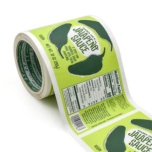 カスタム日本ソースボトル自己接着マットステッカー防水ビニールステッカーラベル食品用 - Product Image 5