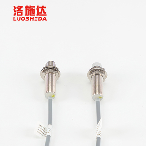 Tùy chỉnh PNP cảm biến không có NC che chắn hình trụ cảm biến thiết bị 2m cáp M12 Quy Nạp gần chuyển NPN với ánh sáng dẫn - Product Image 4