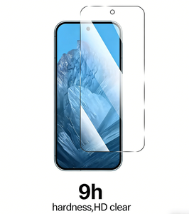 Protection d'écran en verre trempé transparent anti-bulles 2.5D de qualité supérieure, dureté 9H, pour Google Pixel 6 7 8a 9a 10a <span class=keywords><strong>10</strong></span> Pro XL - Product Image 1
