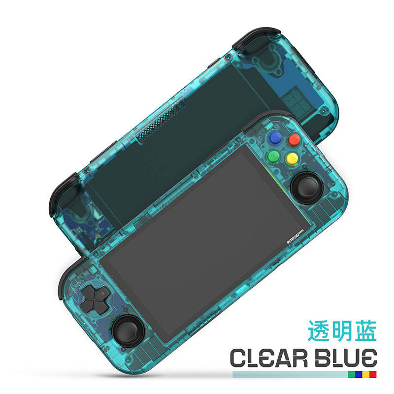 Bleu transparent