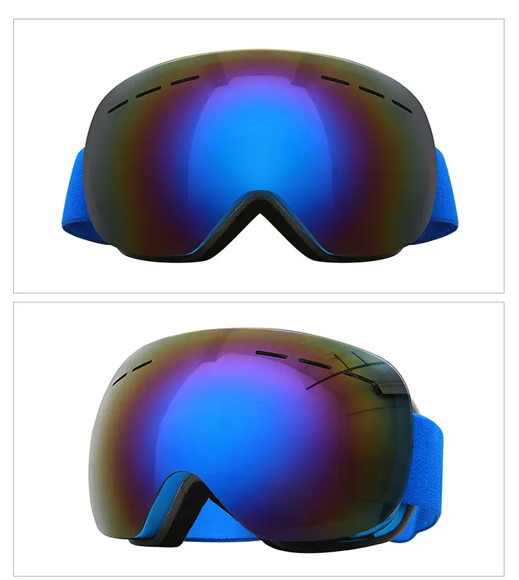 Groothandel Ski Bril Fabrikant Oem Custom Anti-Fog Googles Magnetische Snowboard Bril Ski Sneeuw Bril