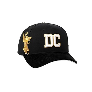 New Arrival Factory High Quality 5 Panel Curved Brim Angel Pattern Cotton Gorras 3D Embroidery Puff Logo Structured <b>Baseball</b> <b>Cap</b> - Product Image 1