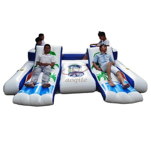 Mới nhất Đảng bè cho hồ nước trò chơi thể thao nhiệt đới <span class=keywords><strong>Tahiti</strong></span> Inflatable nổi đảo Lounger - Product Image 1