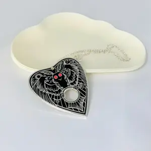 Colgante de esmalte duro suave para hombre, de alta calidad, hecho a medida de fábrica, con dibujos animados, collar de plata de ley 925 con cadena de plata