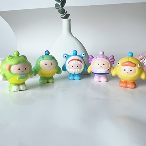 ของเล่นเด็กคลายเครียด ของขวัญ ตุ๊กตาไข่ บีบแล้วคืนรูปช้า ของเล่นบีบมีเสียงดนตรี บรรจุในถุงตาข่าย ของเล่นบีบการ์ตูนแสนสนุก - Product Image 4