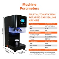Machine de scellage de canettes non rotative certifiée CE, machine à sertir les canettes de soda, boissons automatiques pour canettes de soda et de jus, machine de scellage avec plateau