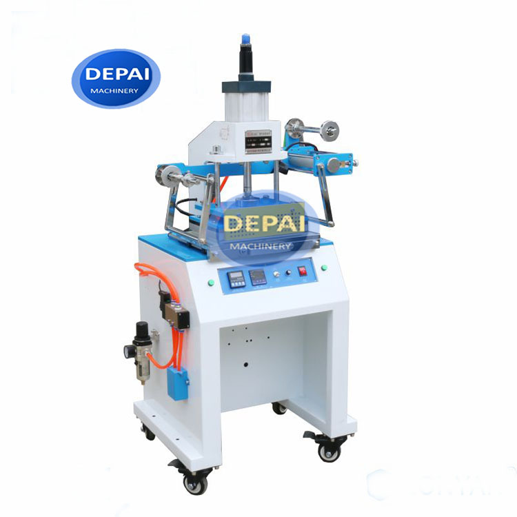 Máquina de estampación en caliente de lápiz de DP-819D, máquina de estampado de logotipo de cuero