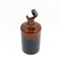 Grand diffuseur de parfum d'intérieur de forme nouvelle, flacon en verre de luxe 500 ml, bouchon en liège, emballé en carton, logo personnalisé, non transparent