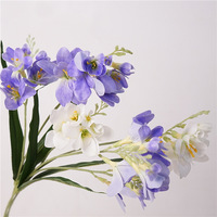 Künstliche Schneeorchideen Realistische Haptik Feuchtigkeitsspendende Wirkung Dekorative Blumensträuße für Innenräume Blumenarrangements für Hochzeiten
