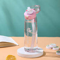 Bouteille sans BPA, de qualité alimentaire, pour boire directement, idéale pour la randonnée, le sport, l'école, la natation, la danse, la randonnée, l'usage domestique