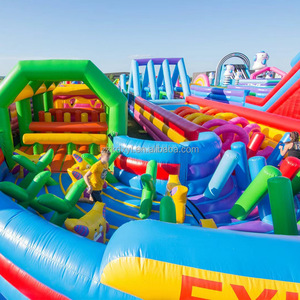 Fuente de fábrica personalizar negocios alquilar inflar carga adelante equipo <span class=keywords><strong>barato</strong></span> trampolín de entretenimiento para padres e hijos con tobogán - Product Image 6